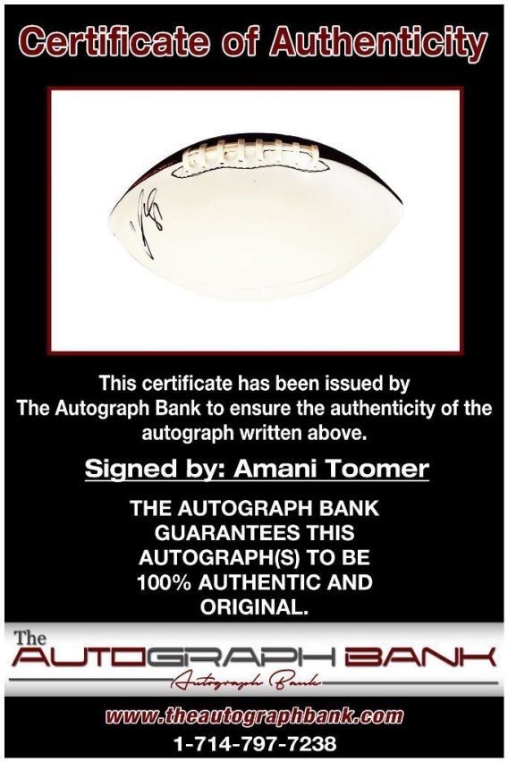 Amani Toomer proof of signing certificate