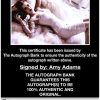 Amy Adams proof of signing certificate