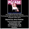 Amy Poehler proof of signing certificate