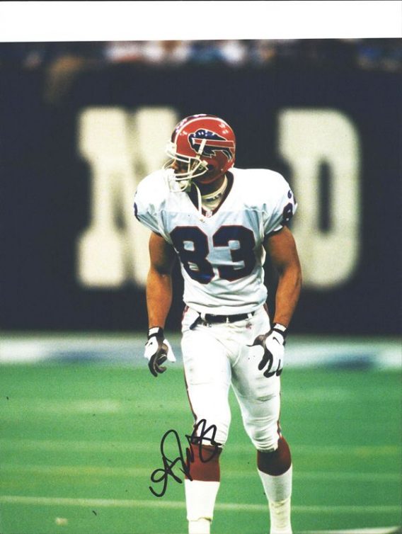 Andre Reed authentic signed 8x10 picture