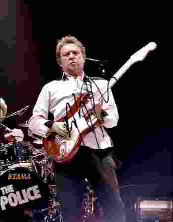 Andy Summers authentic signed 8x10 picture
