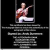 Andy Summers proof of signing certificate