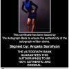 Angela Sarafyan proof of signing certificate