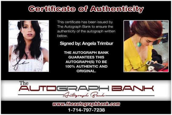 Angela Trimbur proof of signing certificate