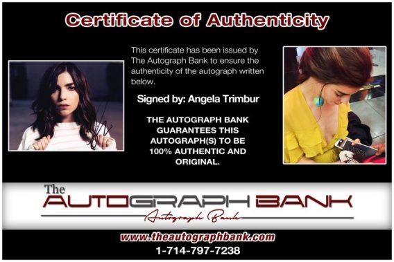 Angela Trimbur proof of signing certificate