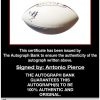 Antonio Pierce proof of signing certificate