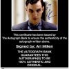 Ari Millen proof of signing certificate