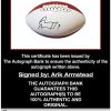 Arik Armstead proof of signing certificate