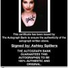 Ashley Spillers proof of signing certificate