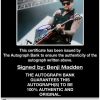Benji Madden proof of signing certificate