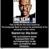 Big Sean proof of signing certificate
