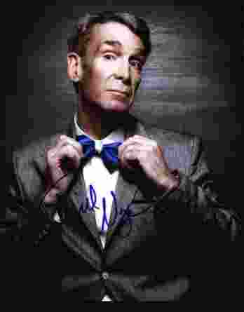 Bill Nye authentic signed 8x10 picture