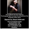 Boyd Holbrook proof of signing certificate