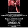 Brad Garrett proof of signing certificate