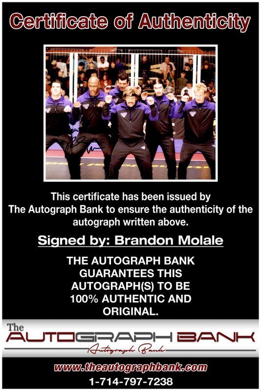 Brandon Molale proof of signing certificate