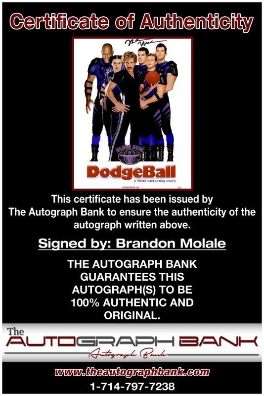 Brandon Molale proof of signing certificate