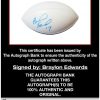 Braylon Edwards proof of signing certificate