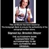 Breckin Meyer proof of signing certificate