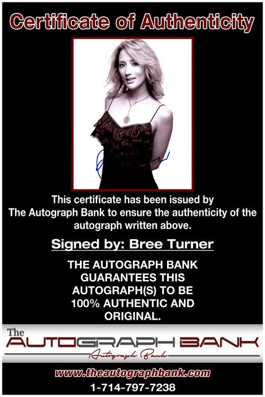 Bree Turner proof of signing certificate