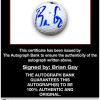 Brian Gay proof of signing certificate