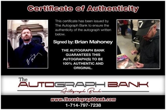 Brian Mahoney proof of signing certificate