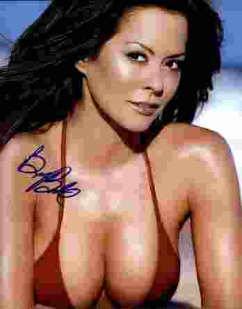 Brooke Burke authentic signed 8x10 picture