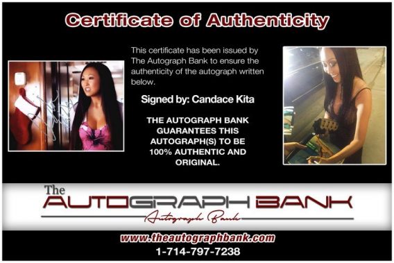 Candace Kita proof of signing certificate