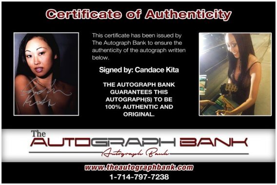 Candace Kita proof of signing certificate