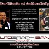 Carlos Mencia proof of signing certificate