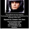 Casper Van Dien proof of signing certificate