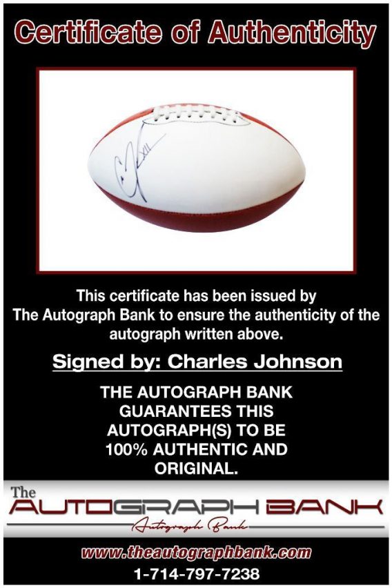 Charles Johnson proof of signing certificate