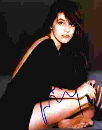 Charlotte Gainsbourg authentic signed 8x10 picture