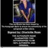 Charlotte Ross proof of signing certificate