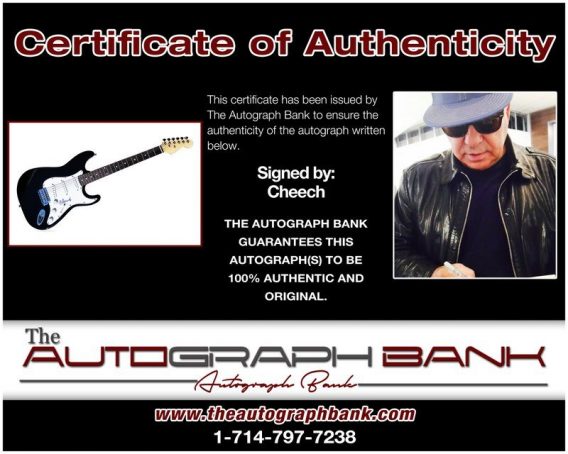 Cheech Marin proof of signing certificate