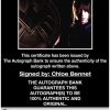 Chloe Bennet proof of signing certificate