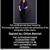 Chloe Bennet proof of signing certificate