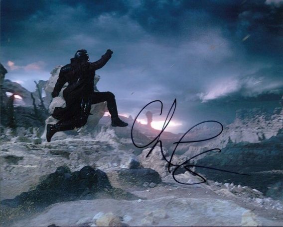 Chris Pratt authentic signed 8x10 picture