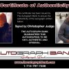 Christopher Judge proof of signing certificate