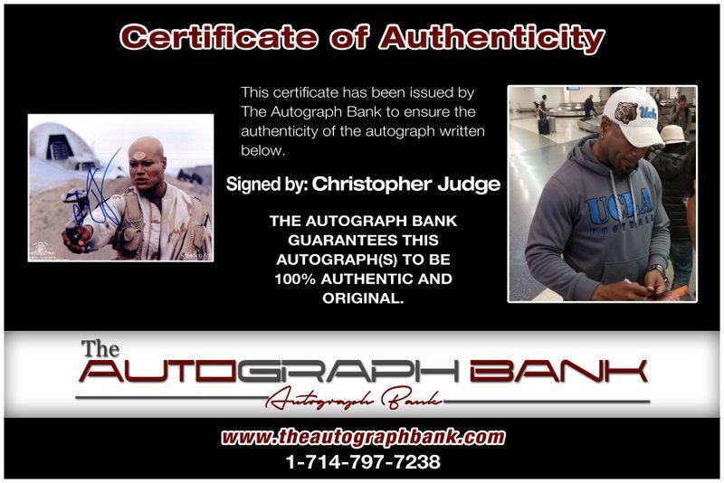 Christopher Judge 8x10 photo #U8471