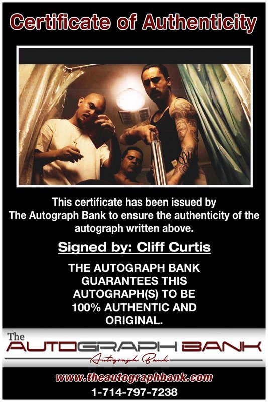 Cliff Curtis proof of signing certificate
