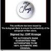 Cliff Kresge proof of signing certificate