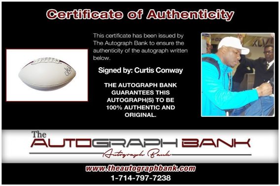 Curtis Conway proof of signing certificate