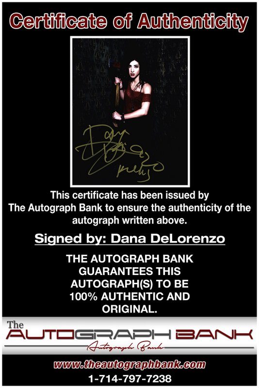 Dana DeLorenzo proof of signing certificate