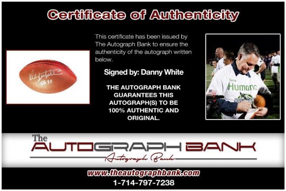 Danny White proof of signing certificate