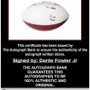 Dante Fowler proof of signing certificate