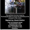 David Walton proof of signing certificate