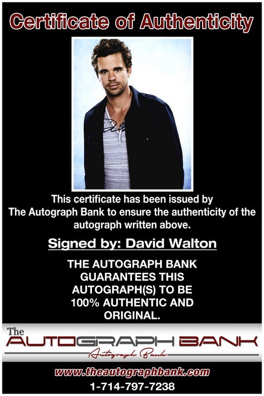 David Walton proof of signing certificate