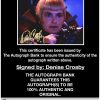 Denise Crosby proof of signing certificate