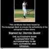 Dennis Quaid proof of signing certificate