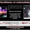 Kaskade authentic proof of signing certificate